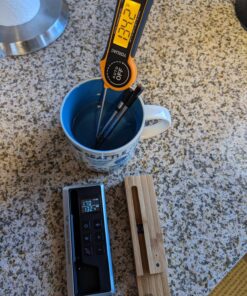 Paneceia Wireless Meat Thermometer Digital, 800FT Long Range Bluetooth Cooking Thermometer, Food Thermometer for Remote Monitoring of Grill, Oven, Smoker, Air Fryer, Rotisserie, iOS & Android App 60 81ZMAXON4AL 1