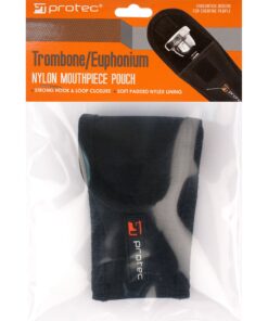 Protec Trombone / Euphonium Mouthpiece Padded Nylon Pouch with Secure Hook and Loop Closure, Model A204 19 81ZNMPdG9OL