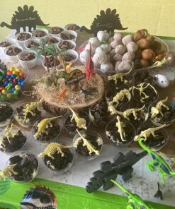 Bedwina Dinosaur Fossil Skeleton - (Pack of 24) 3.7 Inch Assorted Plastic Dino Figure Bones for Kids Science Dig Kit, Digging Sandbox Bins Play Toys, Party Favors, Birthday Decorations 29 81ZOhpHyMEL