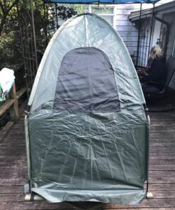 Outsunny Camping Tent Cot, Single Person Folding Cot Combo, Off-Ground Tent, Covered Outdoor Bed with Carry Bag for Hiking, Camping 33 81ZPE2W06fL