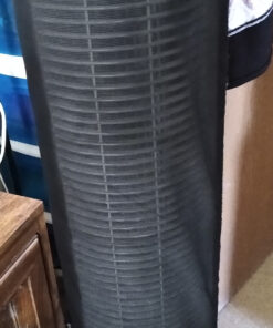 Lasko Wind Curve Portable Electric 42" Oscillating Tower Fan with Fresh Air Ionizer, Timer and Remote Control for Indoor, Bedroom and Home Office Use, Silverwood 2554 48 81ZPGrf8o4L