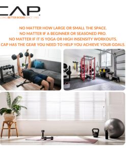 CAP Barbell Coated Dumbbell Weight | Multiple Handle Options Hex 15 LB 18 81ZPget140L