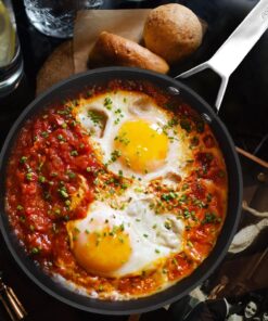 MSMK 10-Piece Pots and Pans Set non stick, Durable and Stable Cookware Sets for building a starter kitchen or refreshing, Even Heating, Easy Clean-Up, Comfortable Handling, Induction Compatibility Cookware Set(10-piece) 28 81ZRJ0nsAhL