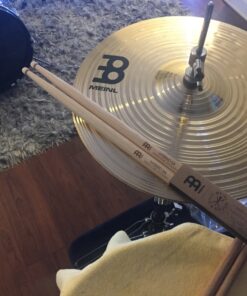 Meinl Cymbals HCS Cymbal Set Box Pack for Drums with 13" Hihats, 14" Crash, Plus Free 10" Splash, Sticks, Lessons — Made in Germany — Durable Brass, 2-Year Warranty, Traditional Finish (HCS1314 37 81ZSJTcK3HL