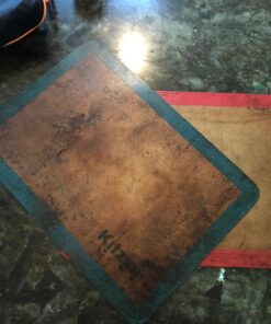 Kitzini Silicone Baking Mat Set. Non-Stick Silicone Mats for Baking. 2 Half Baking Sheets. BPA Free. Professional Grade Silicone Baking Sheet. Silicone Baking Mats for Cookies, Macarons & Pastry 33 81ZSODedwfL