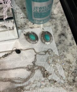 Gentle Jewelry Cleaner Solution | Gold, Silver, Earring, Diamond Ring Fine & Fashion Jewelry Cleaner | Ammonia Free l 6 oz l Made in the USA 6 Ounce (Pack of 1) 33 81ZT8Pa5yuL