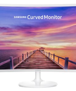 SAMSUNG 32 inch CF391 Curved Monitor (LC32F391FWNXZA) - 1080p, Dual Monitor, Laptop Monitor, Monitor Stand/Riser/Mount Compliant, AMD Freesync, Gaming, HDMI, White 33 81ZU6FklnuL