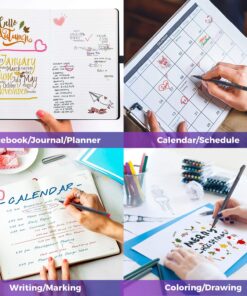 iBayam Journal Planner Pens Colored Pens Fine Point Markers Fine Tip Drawing Pens Fineliner Pen for Bullet Journaling Writing Note Taking Calendar Coloring Art Office School Supplies, 18-Pack Multicolor 34 81ZUAKVB4GL