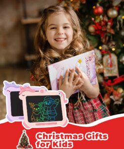 KOKODI LCD Writing Tablet, Unicorn Toys for Girls 3 4 5 6 7 8 Years Old, Colorful Toddler Doodle Board Drawing Tablet, Educational and Learning Toys, Christmas Birthday Gift for Girls Boys, Pink 17 81ZUDyUZdcL