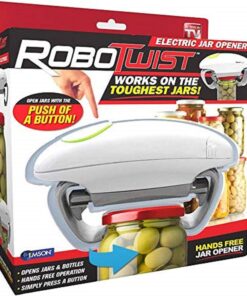 Robo Twist Electric Jar Opener– The Original RoboTwist One Touch Electric Handsfree Easy Jar Opener, Works for Jars - As Seen on TV 20 81ZWH4cLYL