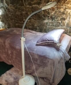 5X Magnifying Lamp LED Magnifier Light Glass Lens W/Adjustable Gooseneck, Floor Rolling Stand Facial Beauty Spa Salon Light Equipment Visual Aid 30 81ZXqBLCtmL