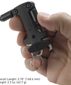 CRKT Knife Maintenance Tool: Tungsten Carbide Sharpener, Ceramic Sharpener Honing Edge, Torx Bits, Bottle Opener, Flat Screwdriver, Keychain Accessory, 9704 18 81ZXr60ZmdL