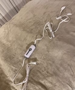 Electric Heated Blanket 72"x84" Full Size with 4 Heating Levels and 10 Hours Auto-Off Large Oversized Heating Blanket with Soft Plush Fabric for Bedding - Beige Full(72"x84") 37 81ZYMON8XL