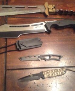 Tactical Warrior Tanto Full Tang Emergency Outdoor Survival Gear Boot Knife . 28 81ZZmaPA01L