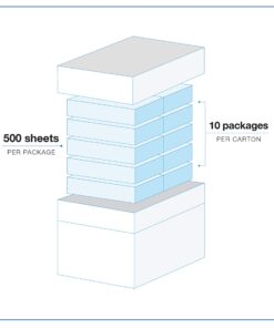 Relay MP, Multipurpose Copy Paper, 20lb, 8.5 x 11, 92 Bright - 10 Ream Carton / 5,000 Sheets (013020C) 8.5x11 8 81ZaN0e4iQL