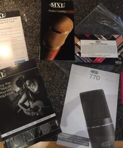 MXL 770 Multipurpose Large Diaphragm Condenser Microphone Black 37 81ZaNoIfBOL