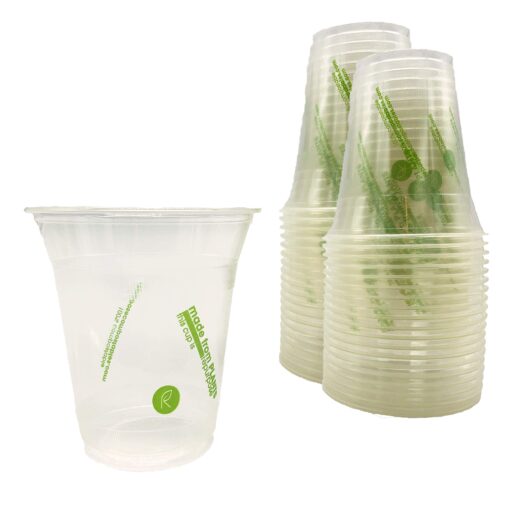 Repurpose Compostable Clear Cold Cup, 12 Ounce, Plant Based, Cruelty Free, 20 Pieces (Pack of 1) 20 Count (Pack of 1)