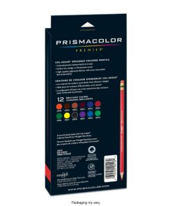 Prismacolor Col-Erase Erasable Colored Pencils, 12 Pack 12 Count (Pack of 1) 31 81ZcGr5mRpL