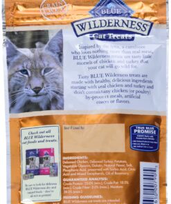 Alternative view of Blue Buffalo Wilderness Grain Free Soft-Moist Cat Treats, Chicken & Turkey 2-oz Bag 2 Ounce (Pack of 1)