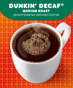 Dunkin' Decaf Medium Roast Coffee, 60 Keurig K-Cup Pods 17 81ZciWNCYL