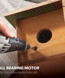 Dremel 3000-1/24 Variable Speed Rotary Tool Kit - 1 Attachment & 24 Accessories, Ideal for Variety of Crafting and DIY Projects – Cutting, Sanding, Grinding, Polishing, Drilling, Engraving 25 Piece Kit 19 81ZdPKFlsRL