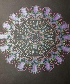 Glowing Mandalas: Coloring Book for Adults Paperback 50 81ZdZsVnqL