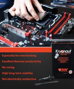 Thermal Grizzly Kryonaut, High Performance Thermal Paste for Cooling All Processors, Graphics Cards and Heat Sinks in Computers and Consoles -1.0 Gram 1 Gram 29 81Zdd7hJr3L