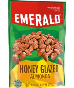 Emerald Nuts, Honey Glazed Almonds, 5.5 Oz Resealable Bag 22 81ZdpEO2cnL