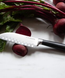 Ginsu Chikara 12 piece Bamboo block knife set, Black 19 81ZegrB8AJL