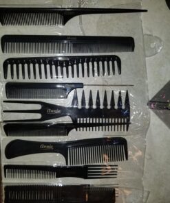 Annie Professional Comb Set 10Ct Black 20 81ZeqOLnrsL