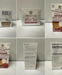 Hyleys Slim Tea Goji Berry Flavor - Weight Loss Herbal Supplement Cleanse and Detox - 25 Tea Bags (1 Pack) 25 Count (Pack of 1) 22 81ZetBDJFFL