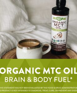 Nature's Way MCT Oil, Brain and Body Fuel from Coconuts*; Keto and Paleo Certified, Organic, Gluten Free, Non-GMO Project Verified, 16 Fl. Oz. Coconut 16 Fl Oz (Pack of 1) 20 81Zgs0OuH5L