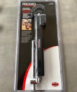 RIDGID 46753 Adjustable 10" to 17" Telescoping LED Lit Basin Pipe Wrench for Faucet Install and Repair in 1/2" to 1-1/4" Pipes, Black 21 81ZhPe X3CL