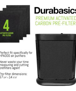 Durabasics Pre-Filters for Honeywell HPA300 Replacement Filters, Honeywell Prefilter A, Honeywell Filter A, Prefilter for Honeywell Air Purifier, Honeywell Pre Filter Replacement, HRF-AP1-4 Pack 4 9 81ZiIp0ZvQL
