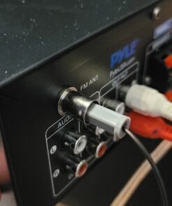 Pyle Wireless Home Audio Amplifier System - Bluetooth Compatible Sound Stereo Receiver Amp - 6 Channel 600 Watt Power, Digital LCD, Headphone Jack, 1/4'' Microphone IN USB SD AUX RCA FM Radio 42 81ZmDfPmyeL