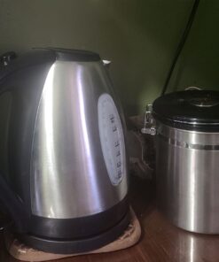 Hamilton Beach Electric Tea Kettle, Water Boiler & Heater, 1.7 Liter, Cordless Serving, 1500 Watts for Fast Boiling, Auto-Shutoff and Boil-Dry Protection, Stainless Steel (40880) 1.7 L 36 81ZmHkSfuDL