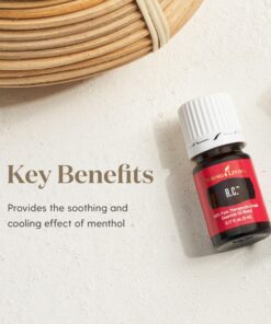 Young Living R.C. Essential Oil 5ml - Invigorating Blend with Eucalyptus, Myrtle, and Pine - 100% Pure, Therapeutic-Grade Essential Oils for Diffusion or Topical Use R.C. 0.17 Fl Oz (Pack of 1) 9 81ZnH5MeCwL