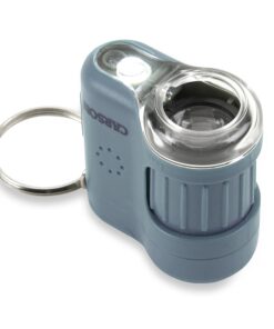 Carson MicroMini 20x LED Lighted Pocket Microscope with Built-In UV and LED Flashlight - Blue 20 81ZnVeM6uL