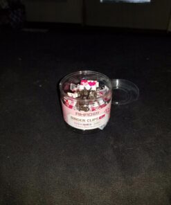 Panda SUPERSTORE Lovely Cute Printing Style Metal Binder Clips/Paper Clips/Clamps(1 Box 24 Sets) 18 81ZnnY580KL