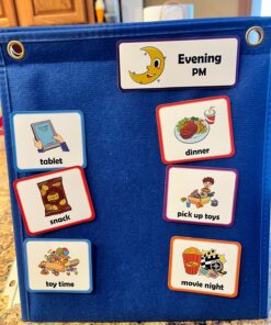 Torlam Visual Schedule for Kids Chore Chart, Morning Bedtime Routine Chart for Toddlers, Responsibility Daily Schedule Board Communication Cards Autism Learning Materials for Home School, 86 Cards 50 81ZoPlDi9L