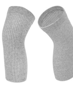 SENIOR ICARE Knee Warmers, Elastic Cotton Knee Sleeves - For Women, Men, Circulation Improvement and Joint Pain Relief for Arthritis Knees, Knitted Binchotan Charcoal Yarn, One Pair, Made in Japan 21 81ZqDZYS4IL