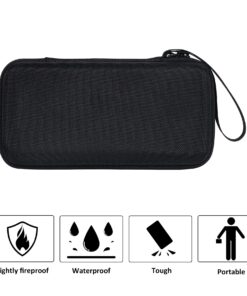 co2CREA Hard Case Compatible with Texas Instruments TI-84 Plus CE/TI-84 Plus/TI-Nspire CX II CAS/TI-Nspire CX II/TI-83 Plus/TI-89 Titanium/TI-85 / TI-86 Color Graphing Calculator, Black All Black Case 16 81ZqU6MSXVL