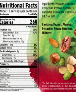 Alternative view of PLANTERS NUT-rition Heart Healthy Nut Mix, Snack Mix, 1.5 oz, 18 Count