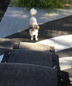 Camco 42925-A Gray 18 Inch 42925 18" Rv Step Rug-Grey 27 81ZsPH6VE1L