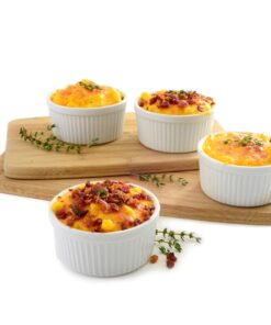 Norpro 8oz/240ml Porcelain Ramekins, Set of 4 23 81ZsV5bGZDL