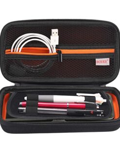 Alternative view of BOVKE Graphing Calculator Carrying Case Replacement for Texas Instruments TI-Nspire CX CAS/CX II CAS Color Graphing Calculator and More - Extra Mesh Pocket for USB Cables and Other Accessories, Black