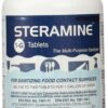 1 X Steramine Quaternary Sanitizing Tablets - 150 Sanitizer Tablets per Bottle 40 81ZsuTwmxmL