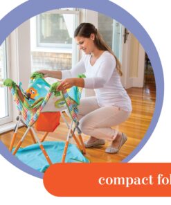 Summer Infant-Pop 'N Jump Portable Baby Activity Center - Lightweight Baby Jumper with Toys and Canopy for Indoor and Outdoor Use Outdoor Animals 28 81ZudjyInL