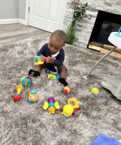 iPlay, iLearn 10pcs Baby Rattles Toys Set, Infant Grab N Shake Rattle, Sensory Teether, Development Learning Music Toy, Newborn First Birthday Gifts for 0 1 2 3 4 5 6 7 8 9 10 12 Month Babies Boy Girl 10 Pieces Set 31 81Zw8GY0weL