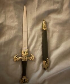 13.5" KING ARTHUR MEDIEVAL Historical SHORT SWORD DAGGER Knife Scabbard + SHEATH 32 81ZwJPvUZ6L